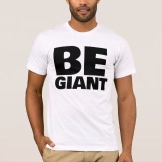 BE GIANT NYC FOOTBALL T-SHIRT