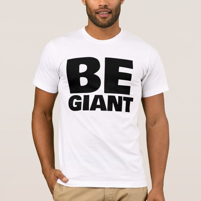 BE GIANT NYC FOOTBALL T-SHIRT (Front)