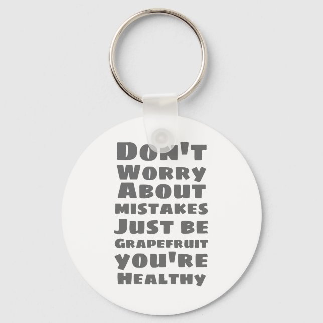 Be Grapefruit Key Ring (Front)