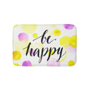 Be Happy 2 Bath Mat