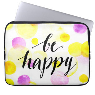 Be Happy 2 Laptop Sleeve