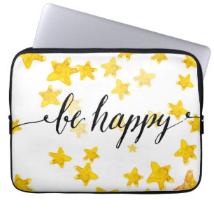 Be Happy 3 Laptop Sleeve