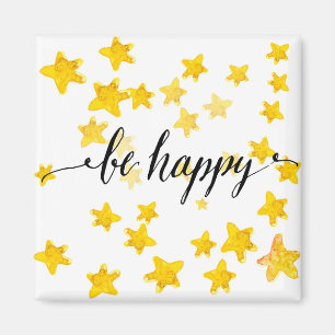 Be Happy 3 Magnet