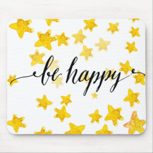 Be Happy 3 Mouse Pad