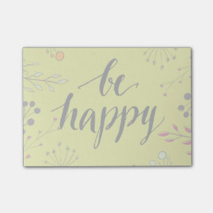 Be Happy 5 Post-it Notes