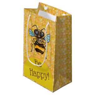 Be Happy Adorable Honeybee Small Gift Bag
