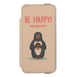 Be Happy And Drink Coffee Incipio Watson™ iPhone 5 Wallet Case