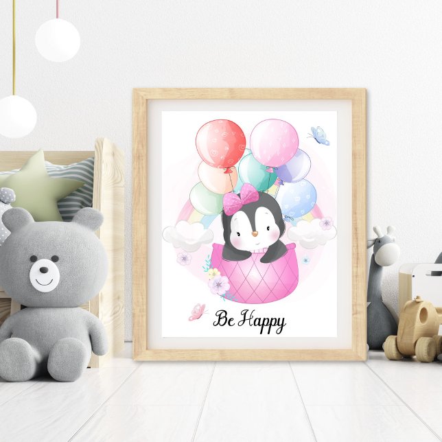Be Happy Animal Nursery Wall Art (Be Happy Animal Nursery Wall Art)