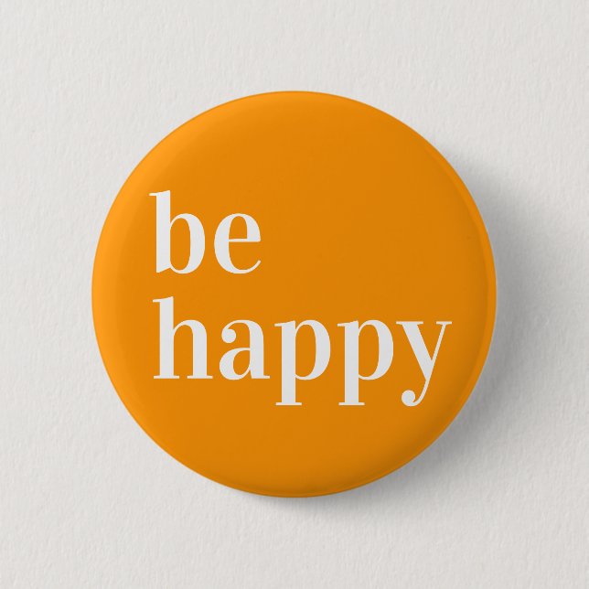 Be Happy Button Collection (Front)