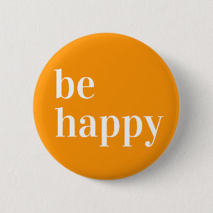 Be Happy Button Collection