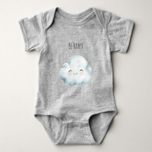Be Happy Cloud Baby Bodysuit