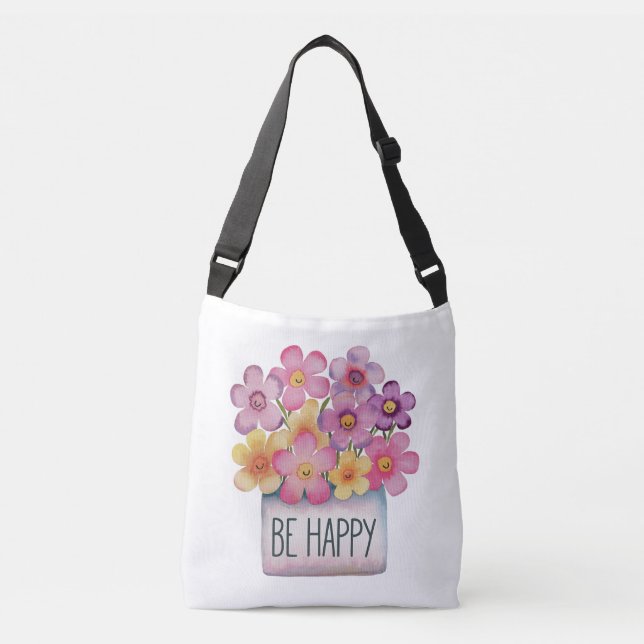 Be Happy Crossbody Bag (Front)
