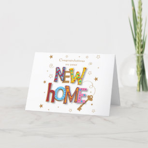 BE HAPPY IN YOUR ***NEW HOME**** CARD
