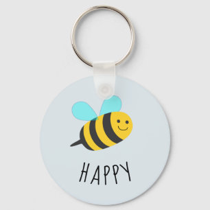 Be Happy Key Ring