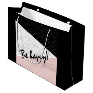 Be happy! large gift bag
