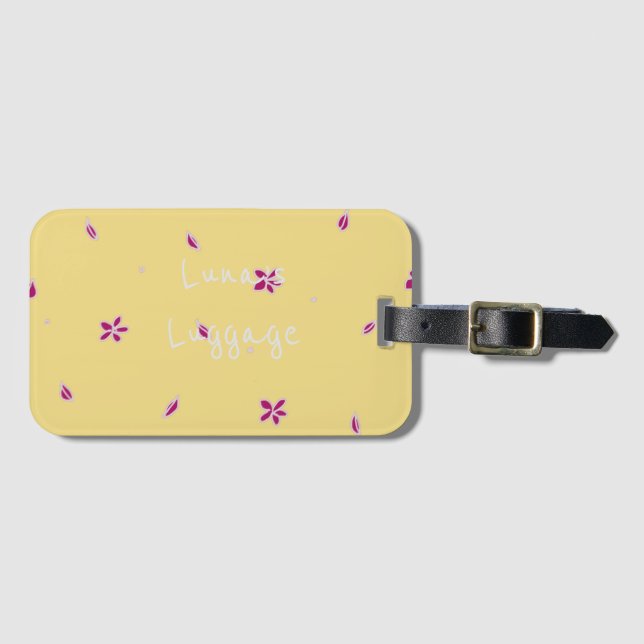 Be Happy Luggage Tag (Front Horizontal)