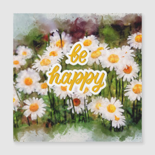 Be Happy Magnetic Card