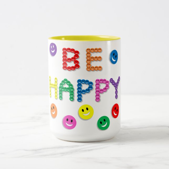 Be Happy Mug (Center)