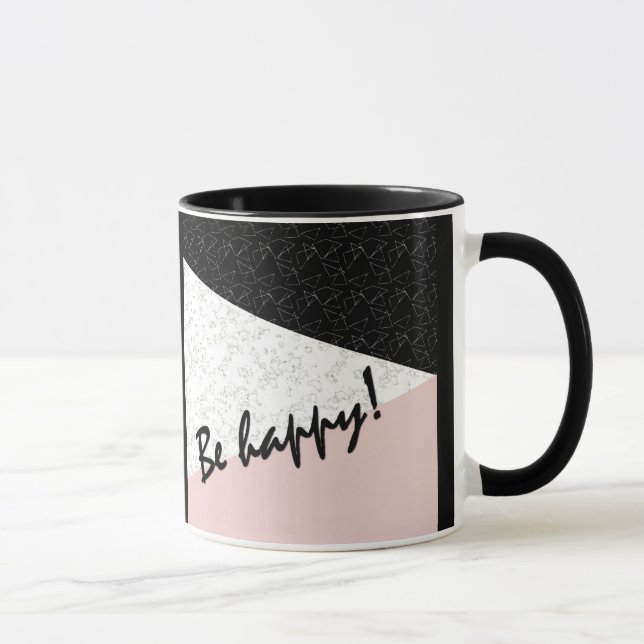 Be happy! mug (Right)