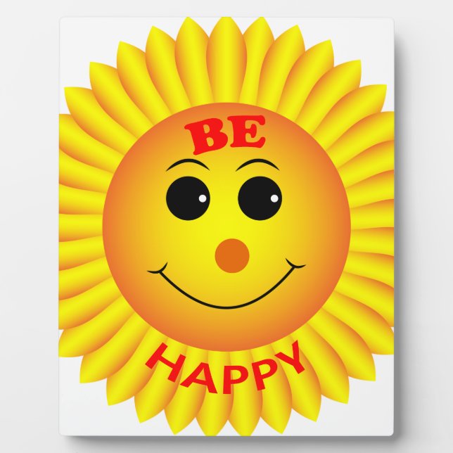 Be Happy Plaque (Front)