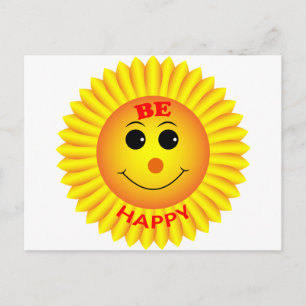 Be Happy Postcard