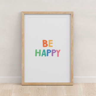 Be Happy Poster