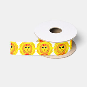 Be Happy Satin Ribbon