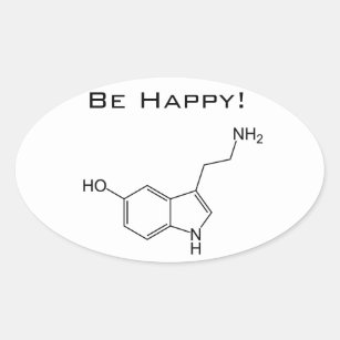 Be Happy! Serotonin Sticker
