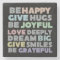 Be Happy Typography