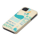 Be Happy whale iPhone 4 case!