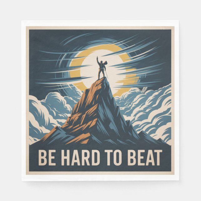 Be Hard To Beat Napkin (Front)