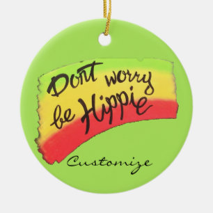 Be Hippie Thunder_Cove Ceramic Tree Decoration