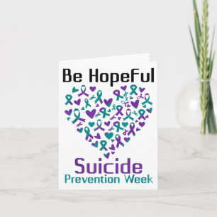 Be Hopeful Suicide Prevention Awareness Week 2022  Card