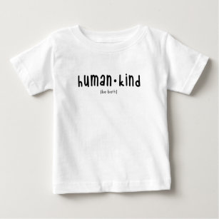 Be Human Be Kind Cute Baby T-Shirt