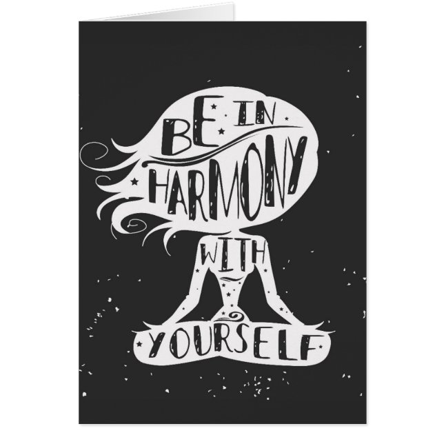 Be In Harmony With Yourself (Front)