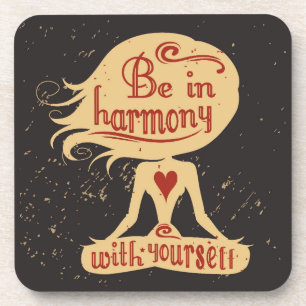 Be In Harmony With Yourself 2 Coaster