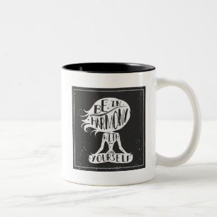 Be In Harmony With Yourself Two-Tone Coffee Mug