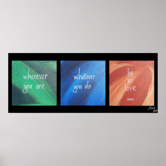 Be In Love Poster (Front)