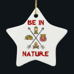 Be In Nature Ceramic Tree Decoration<br><div class="desc">Outside is always better than inside. Get out there and enjoy the great outdoors!</div>