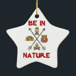 Be In Nature Ceramic Tree Decoration<br><div class="desc">Outside is always better than inside. Get out there and enjoy the great outdoors!</div>