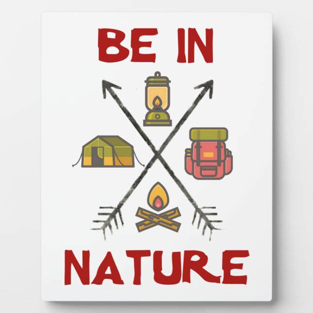 Be In Nature Plaque (Front)