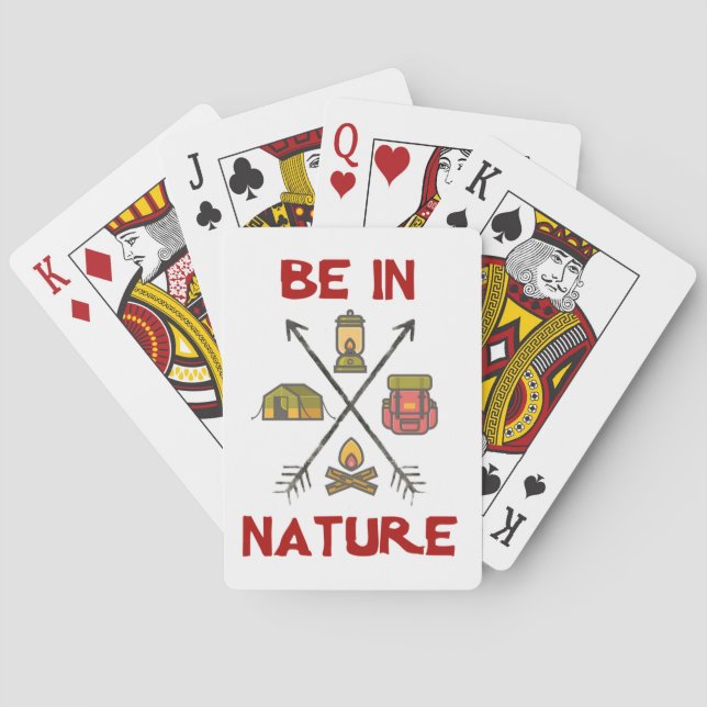 Be In Nature Playing Cards (Back)
