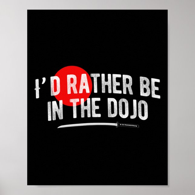 Be In The Dojo  Poster (Front)