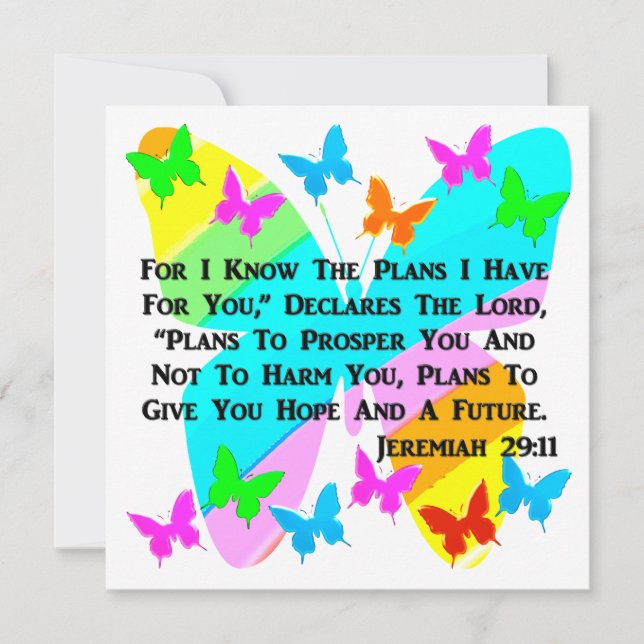 BE INSPIRED JEREMIAH 29:11 INVITATION (Front)