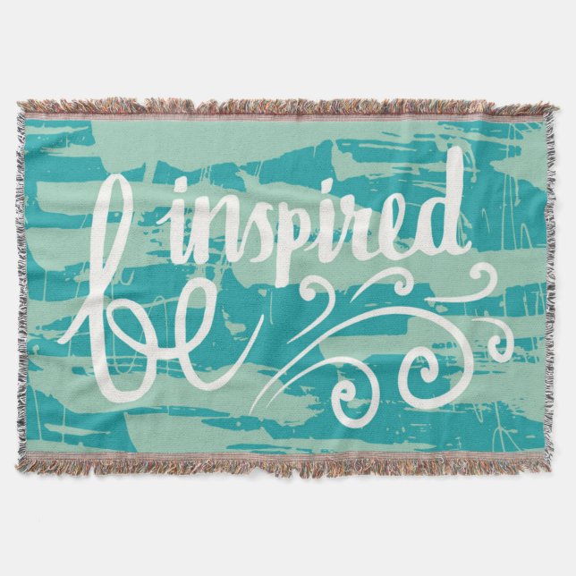 Be Inspired Throw Blanket (Front)