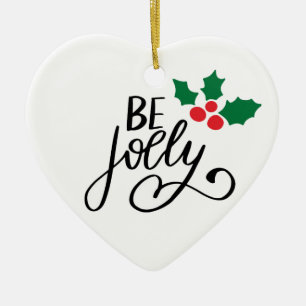 Be jolly ceramic tree decoration
