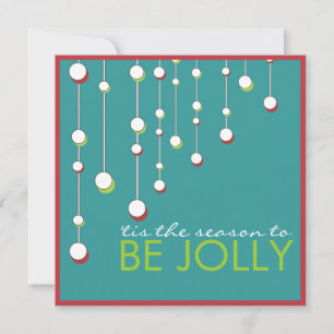 Be Jolly Modern Decoration Christmas Party Invitation