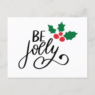 Be jolly postcard