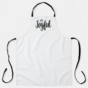 Be Joyful Gospel Graphics Aesthetic Christian Apron