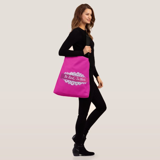 Be kind always crossbody bag (On Model)